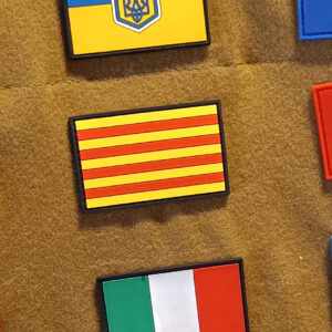 Pegat velcro Senyera Catalunya de PVC
